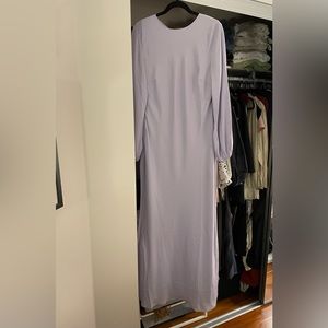 Elegant light purple Veiled Collection maxi dress in XL, fully lined, worn once